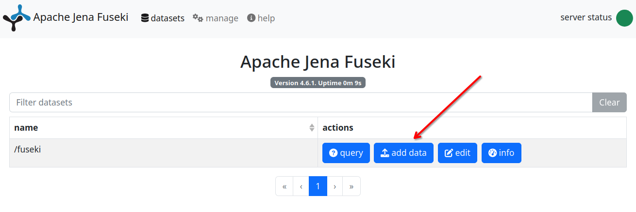 Fuseki "add data" button